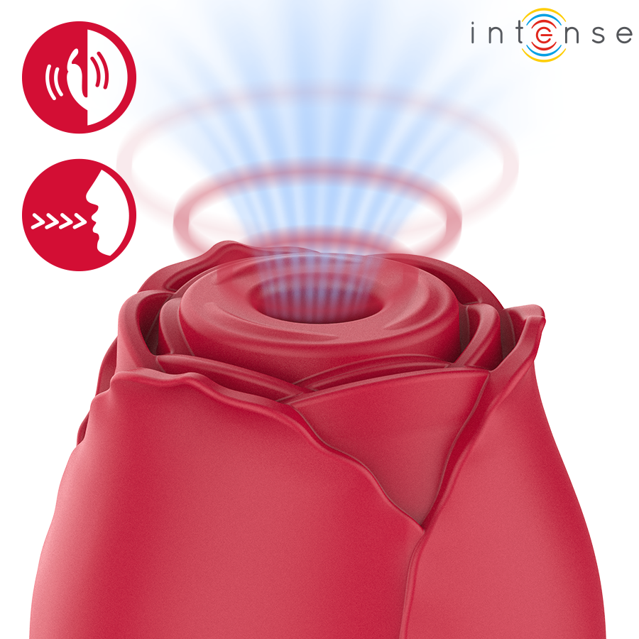 INTENSE - CAMELLIA CLITORAL SUCTION ROSE BY WAVES BORDEAUX · Vibratoare (imaginea 6)