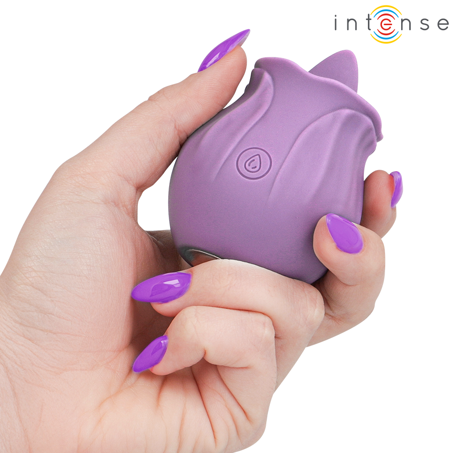 INTENSE - AZALEA FLOWER CLIT STIMULATING 10 VIBRATIONS PURPLE · Vibratoare (imaginea 4)