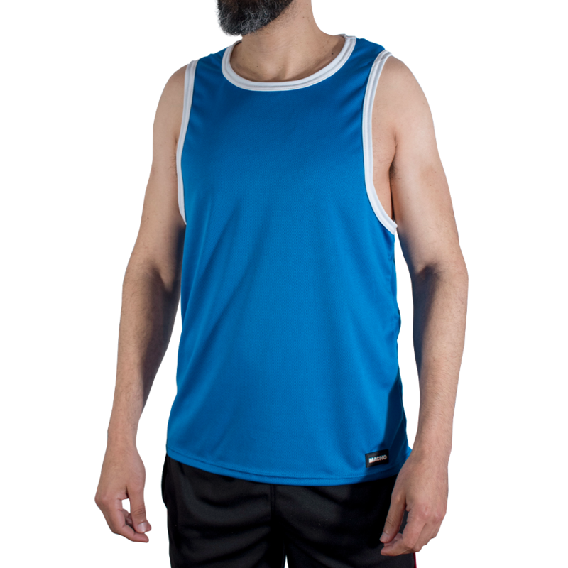 MACHO - CMV002 BLUE GYM T-SHIRT S/M — MACHO UNDERWEAR · Lenjerie Barbati