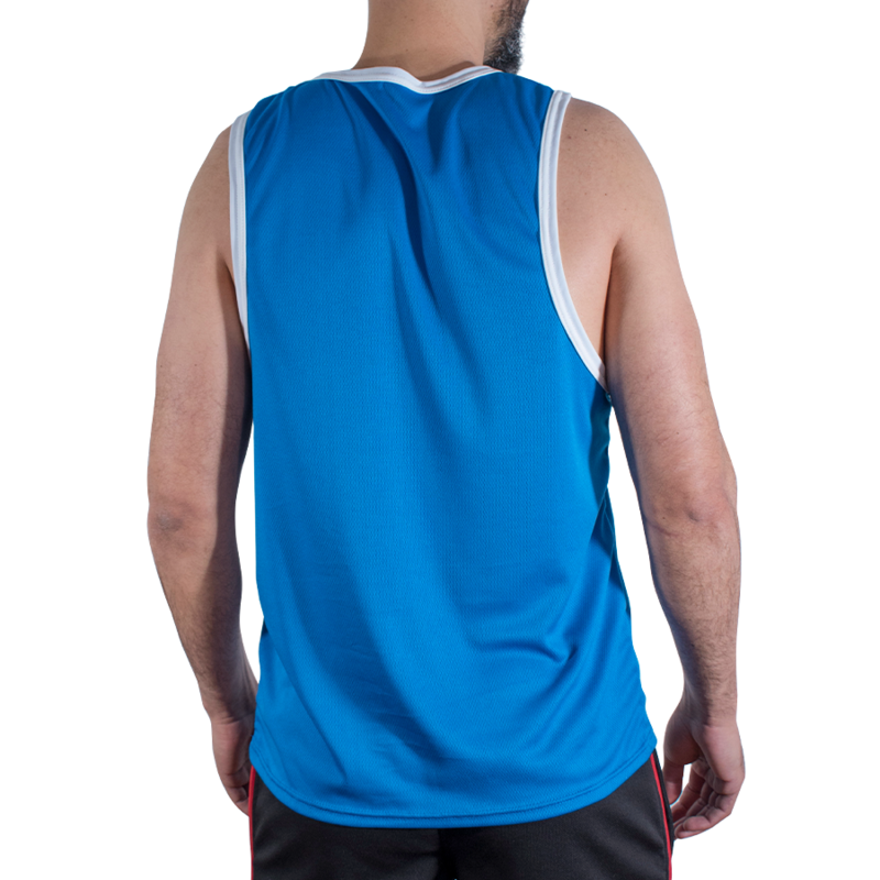 Macho-CMV002 Tricou Gym Albastru 3 MACHO - CMV002 BLUE GYM T-SHIRT S/M — MACHO UNDERWEAR · Lenjerie Barbati (imaginea 3)