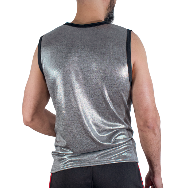 MACHO - FINE GLITTER T-SHIRT S/M — MACHO UNDERWEAR · Lenjerie Barbati (imaginea 3)