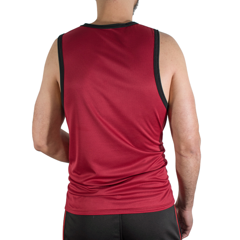 Macho-CMV003 Tricou Gym Grena 3 MACHO - CMV003 MAROON GYM T-SHIRT S/M — MACHO UNDERWEAR · Lenjerie Barbati (imaginea 3)