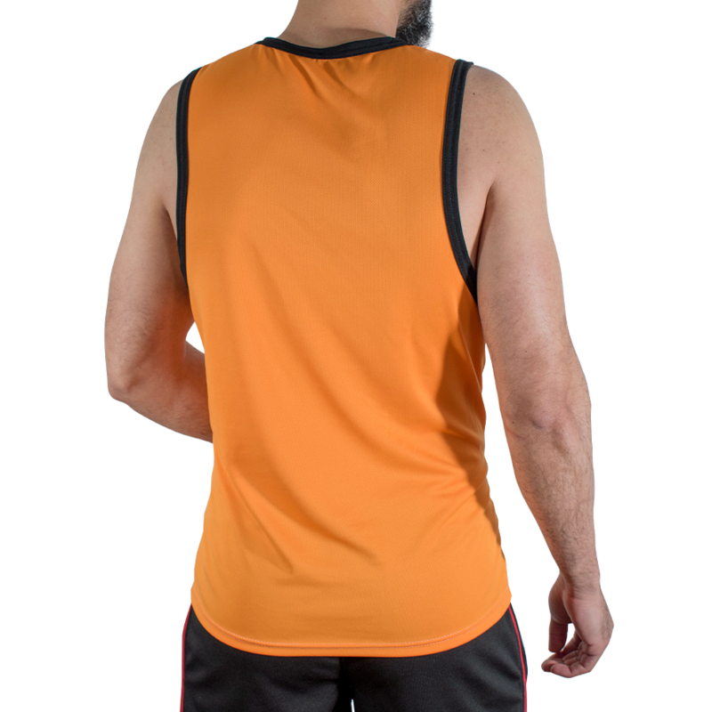 Macho-CMV005 Tricou Gym Portocaliu 3 MACHO - CMV005 ORANGE GYM T-SHIRT S/M — MACHO UNDERWEAR · Lenjerie Barbati (imaginea 3)