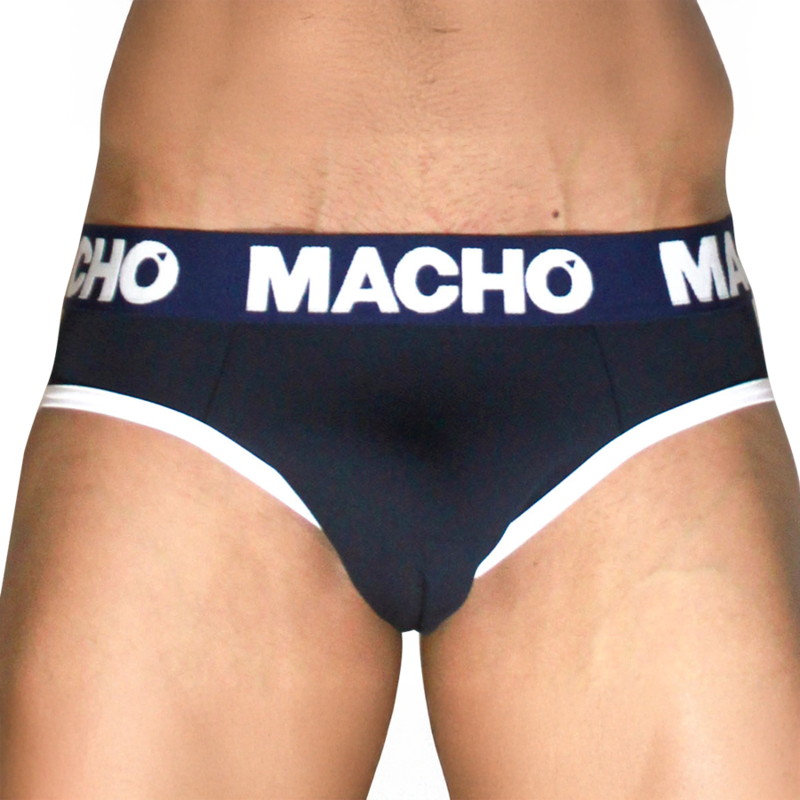 MACHO - MCH008 NAVY BLUE CLASSIC SLIP M — MACHO UNDERWEAR · Lenjerie Barbati (imaginea 2)