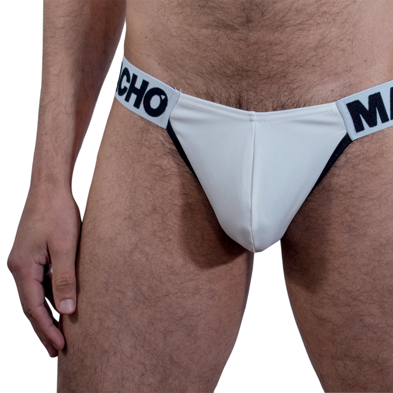 MACHO - MCH009 WHITE SLIP SIDE S — MACHO UNDERWEAR · Lenjerie Barbati (imaginea 2)