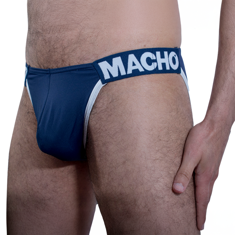 MACHO - MCH011 DARK BLUE SIDE SLIP S — MACHO UNDERWEAR · Lenjerie Barbati (imaginea 2)