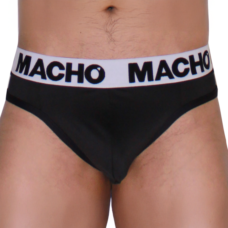 MACHO - MTG002 BLACK/BLACK THONG S — MACHO UNDERWEAR · Lenjerie Barbati