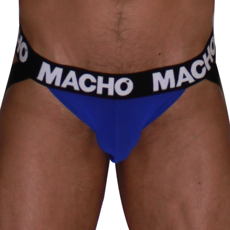 MACHO - MACHO - MX28AZ BLUE JOCK GRILLE S — MACHO UNDERWEAR · Lenjerie Barbati
