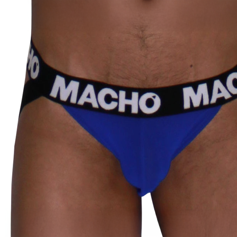 MACHO - MACHO - MX28AZ BLUE JOCK GRILLE S — MACHO UNDERWEAR · Lenjerie Barbati (imaginea 2)