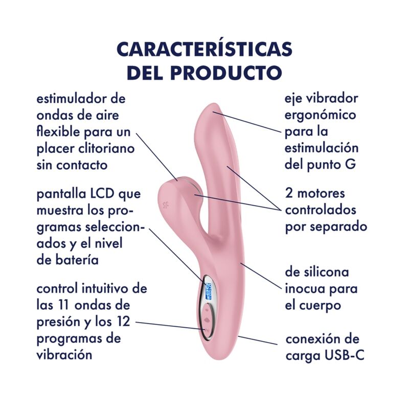 Satisfyer-Pro+ G-Spot Generation 2 Stimulator Roz 3 SATISFYER - PRO+ G-SPOT GENERATION 2 PINK · Vibratoare (imaginea 3)
