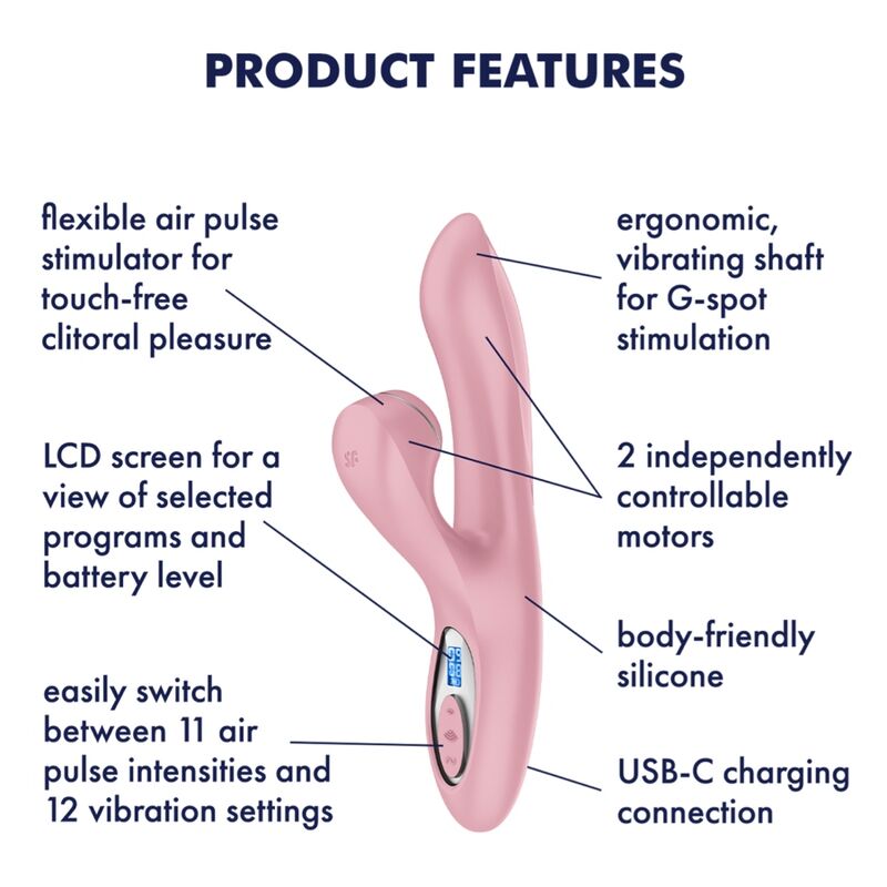 Satisfyer-Pro+ G-Spot Generation 2 Stimulator Roz 6 SATISFYER - PRO+ G-SPOT GENERATION 2 PINK · Vibratoare (imaginea 6)