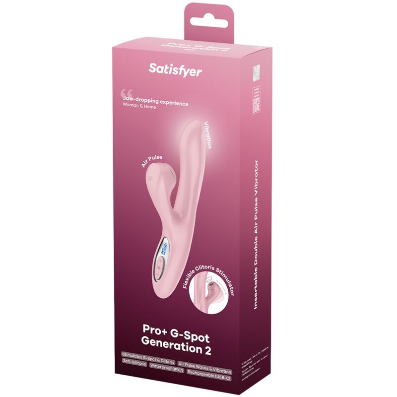 Satisfyer-Pro+ G-Spot Generation 2 Stimulator Roz 8 SATISFYER - PRO+ G-SPOT GENERATION 2 PINK · Vibratoare (imaginea 8)