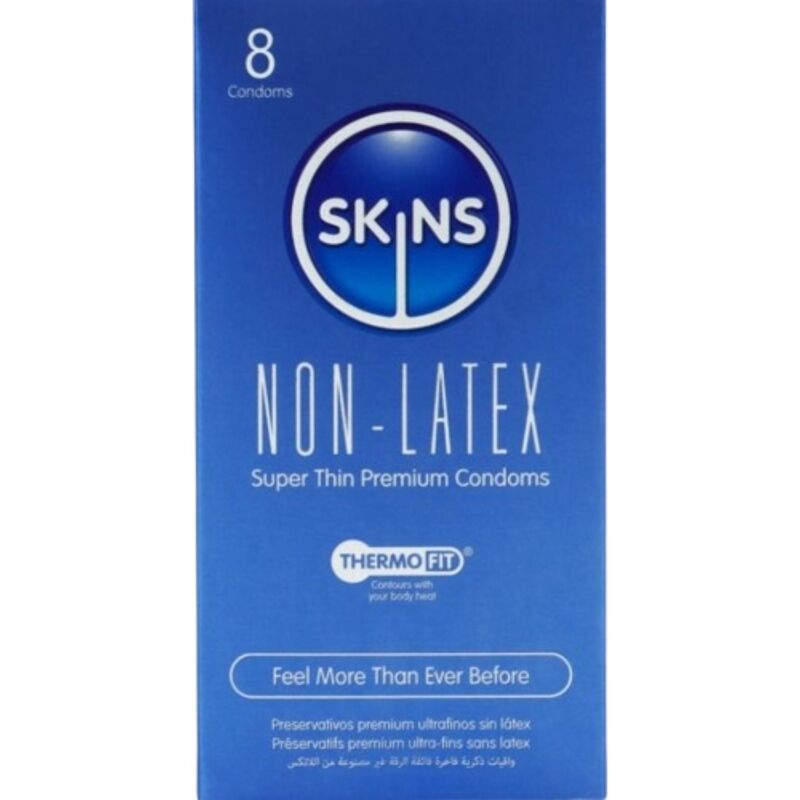 SKINS - LATEX-FREE CONDOMS PACK OF 8 · Prezervative