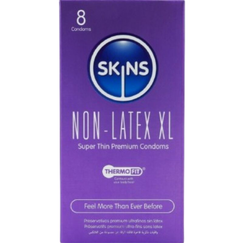 SKINS - LATEX-FREE CONDOMS XL PACK OF 4 · Prezervative