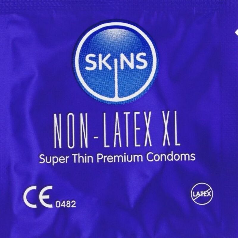 Skins-Prezervative fără Latex XL 4 Bucăți 3 SKINS - LATEX-FREE CONDOMS XL PACK OF 4 · Prezervative (imaginea 3)