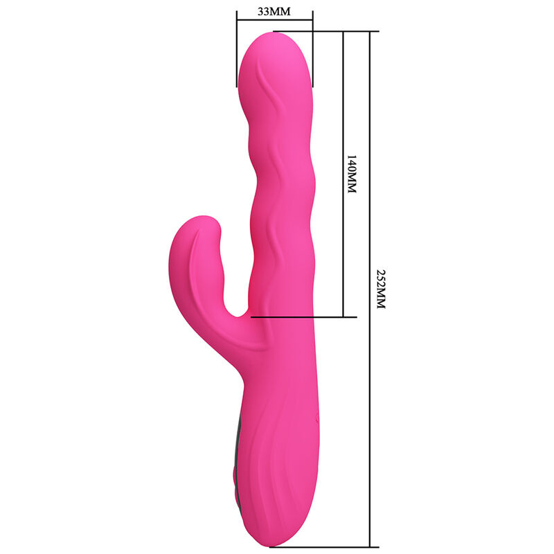 Pretty Love-Winters Vibrator Rabbit cu Ecran LED Roz 4 PRETTY LOVE - WINTERS MULTIFUNCTION RABBIT VIBRATOR WITH LED DISPLAY PINK · Vibratoare (imaginea 4)