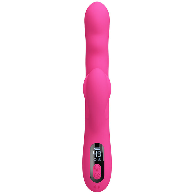 Pretty Love-Winters Vibrator Rabbit cu Ecran LED Roz 6 PRETTY LOVE - WINTERS MULTIFUNCTION RABBIT VIBRATOR WITH LED DISPLAY PINK · Vibratoare (imaginea 6)