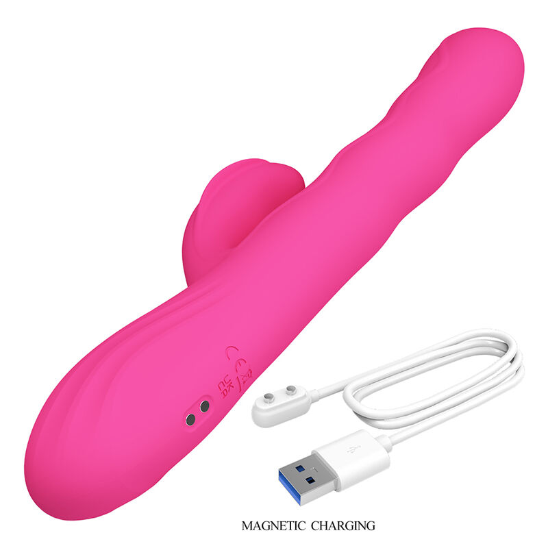 Pretty Love-Winters Vibrator Rabbit cu Ecran LED Roz 8 PRETTY LOVE - WINTERS MULTIFUNCTION RABBIT VIBRATOR WITH LED DISPLAY PINK · Vibratoare (imaginea 8)