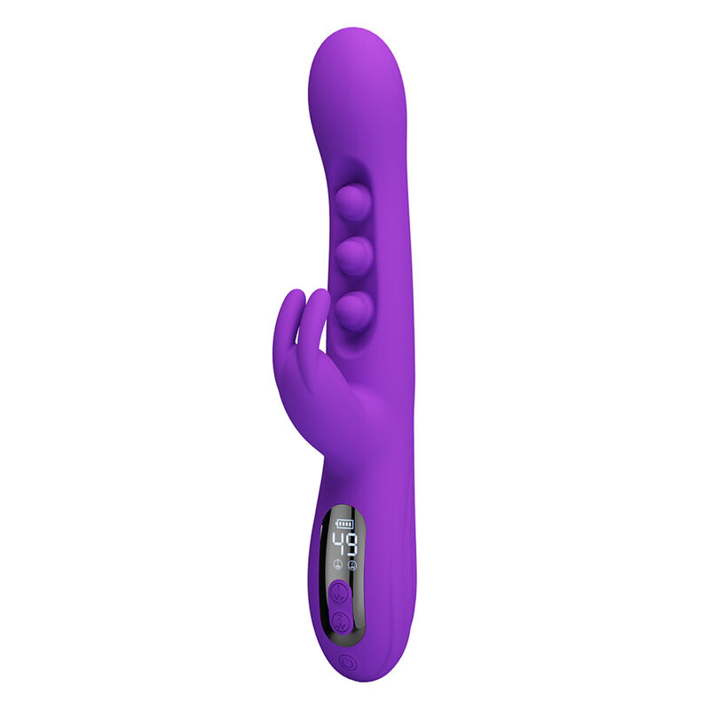 Pretty Love-Sabien Vibrator Rabbit cu Tapping Mov 5 PRETTY LOVE - SABIEN RABBIT VIBRATOR WITH TAPPING STIMULATION AND PURPLE LED · Vibratoare (imaginea 5)