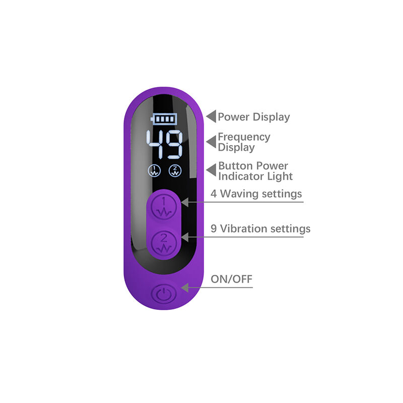 Pretty Love-Sabien Vibrator Rabbit cu Tapping Mov 8 PRETTY LOVE - SABIEN RABBIT VIBRATOR WITH TAPPING STIMULATION AND PURPLE LED · Vibratoare (imaginea 8)