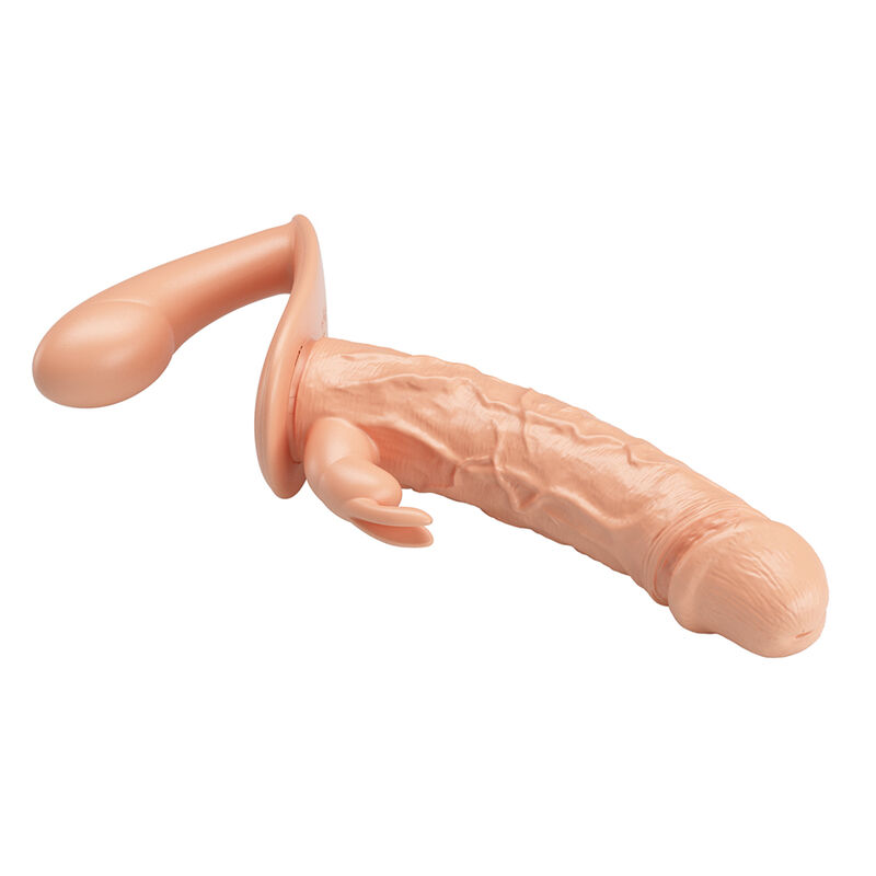 BAILE - CHARLOTTE HOLLOW DOUBLE PENETRATION STRAP-ON FLESH · Strapon & Harness (imaginea 8)
