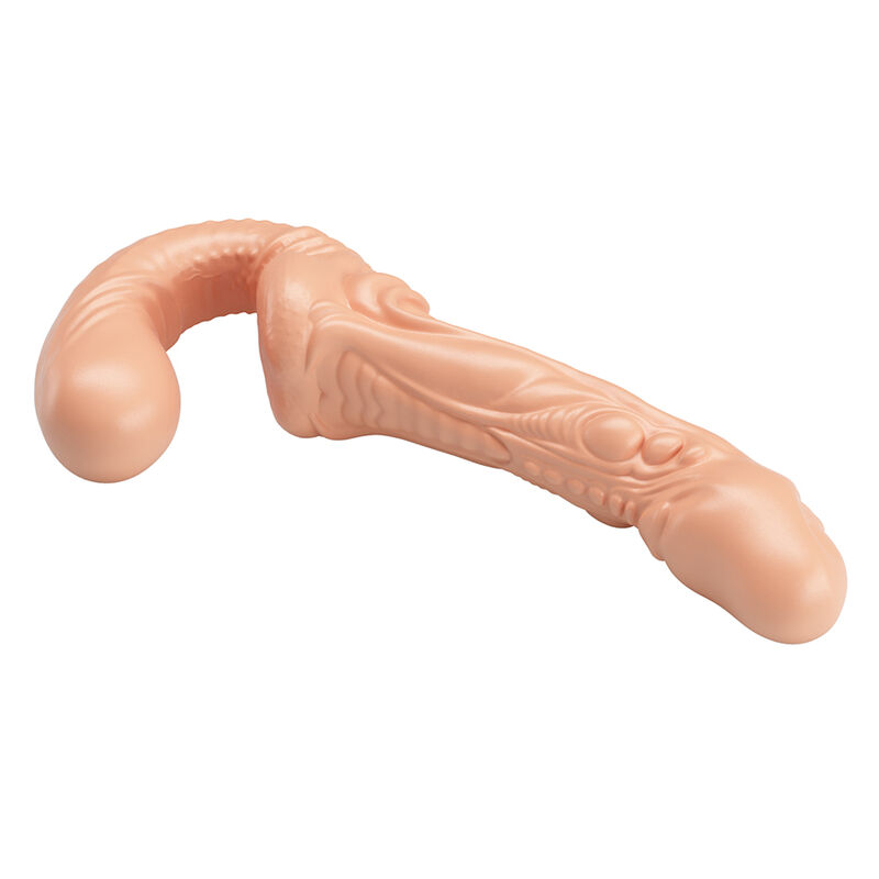 BAILE - EMMA TEXTURED DOUBLE PENETRATION STRAP-ON FLESH · Dildo & Stimulatoare (imaginea 7)