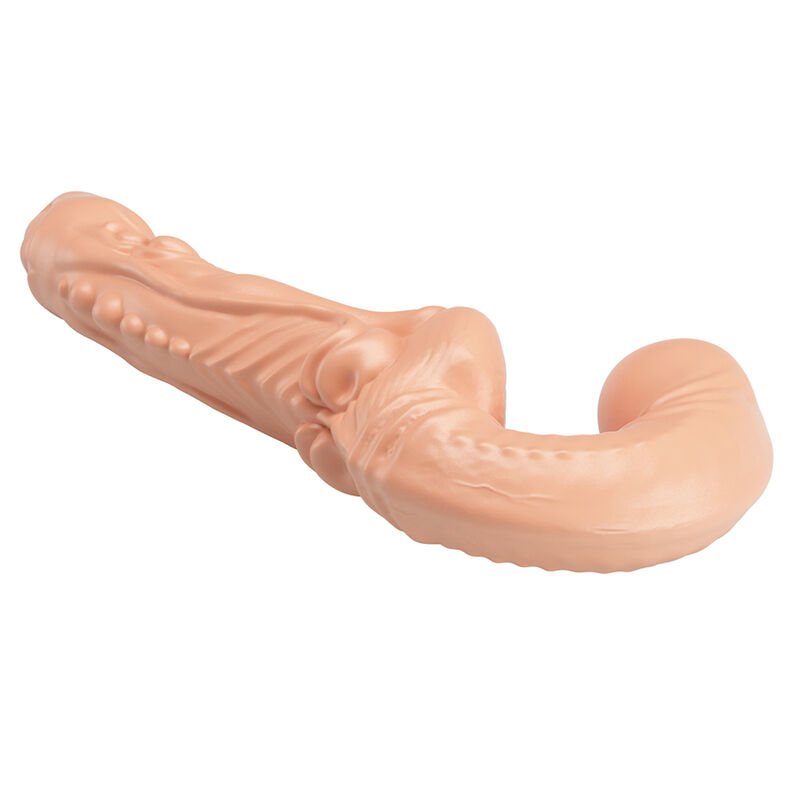 BAILE - EMMA TEXTURED DOUBLE PENETRATION STRAP-ON FLESH · Dildo & Stimulatoare (imaginea 2)