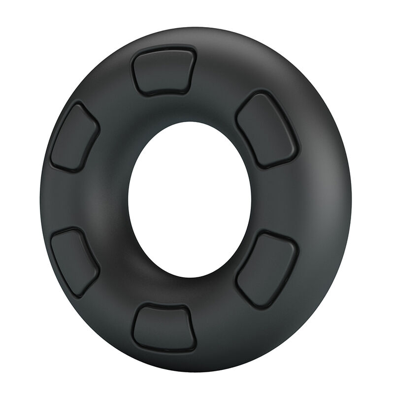 Crazy Bull-Bertram Inel pentru Penis din Silicon Negru 4 CRAZY BULL - BERTRAM SUPER SOFT SILICONE COCK RING BLACK · Inele & Mansoane Penis (imaginea 4)