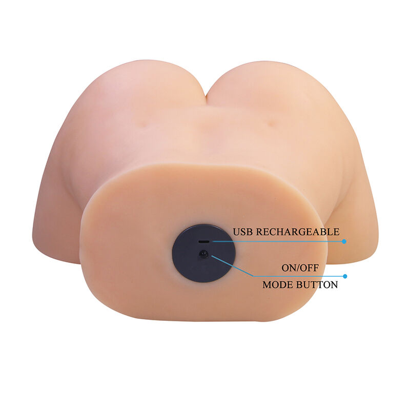 Crazy Bull-Liora XXL Masturbator Vibrator Vagin și Anus 6 CRAZY BULL - LIORA XXL DOUBLE VAGINAL AND ANAL VIBRATING MASTURBATOR · Masturbatoare (imaginea 6)