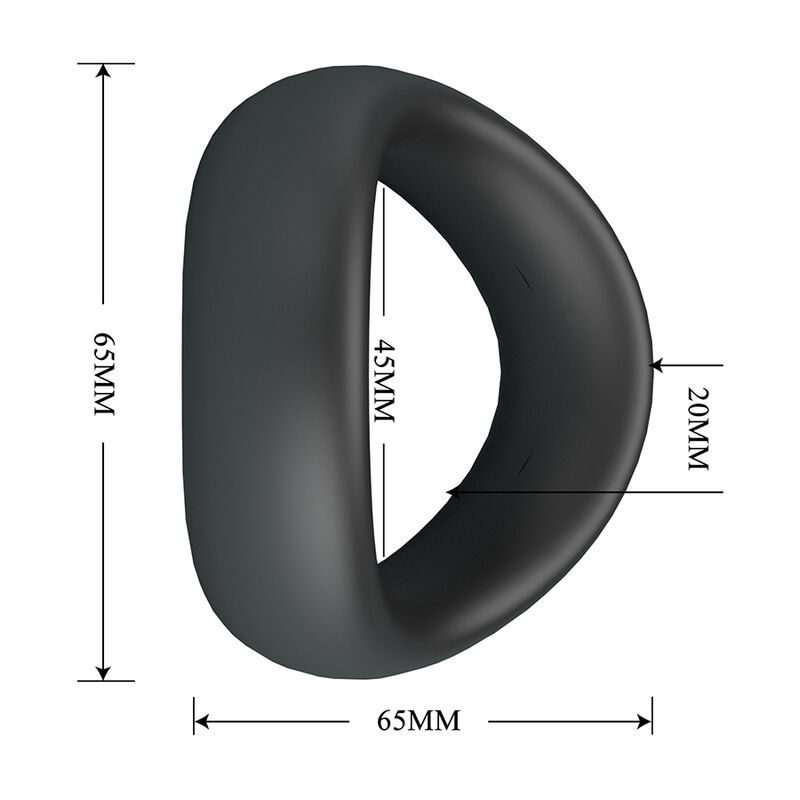 Crazy Bull-Valen Inel Ergonomic pentru Penis Negru 5 CRAZY BULL - VALEN ERGONOMIC SILICONE COCK RING BLACK · Inele & Mansoane Penis (imaginea 5)