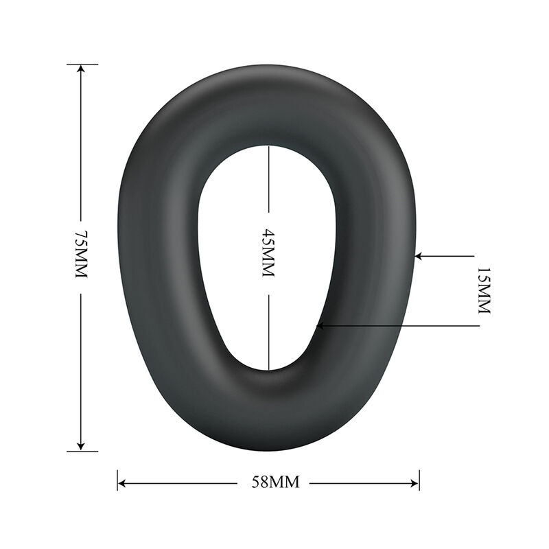 Crazy Bull-Vesper Inel pentru Penis din Silicon Negru 3 CRAZY BULL - VESPER SUPER SOFT SILICONE COCK RING BLACK · Inele & Mansoane Penis (imaginea 3)