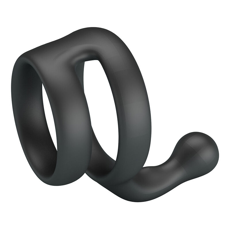 Crazy Bull-Yancy Inel Dublu Penis și Testicule Negru 3 CRAZY BULL - YANCY DOUBLE COCK AND BALL RING BLACK · Inele & Mansoane Penis (imaginea 3)