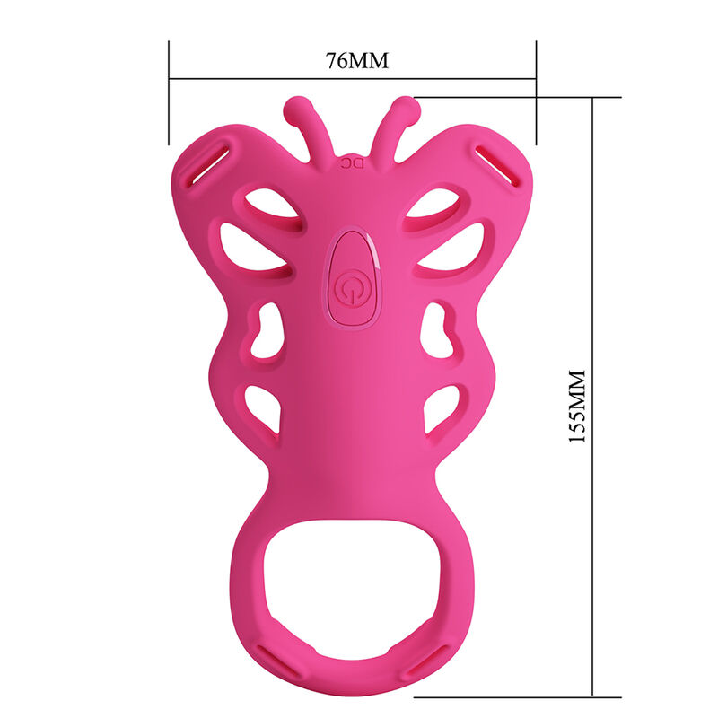 PRETTY LOVE - BUTTERFLY APP CONTROL PANTY MASSAGER PINK · Vibratoare (imaginea 6)
