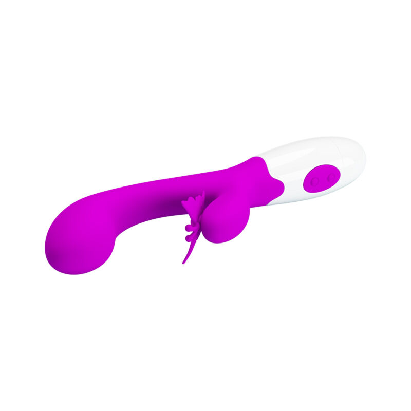 PRETTY LOVE - BUTTERFLY KISS 30 FUNCTION RABBIT VIBRATOR PURPLE · Vibratoare (imaginea 8)