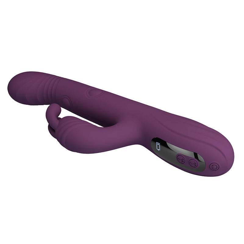 PRETTY LOVE - DEE MULTIFUNCTION RABBIT VIBRATOR OSCILLATING AND PERCUSSION PURPLE · Vibratoare (imaginea 7)