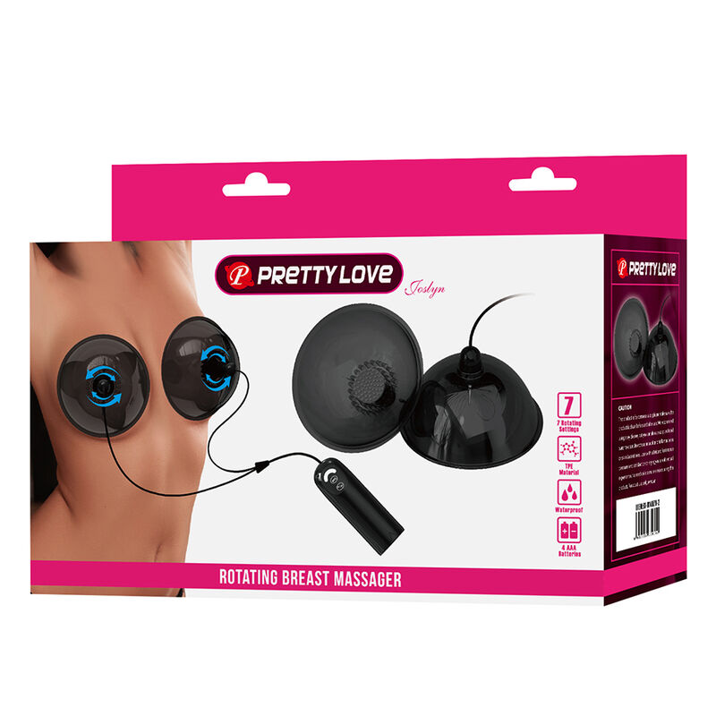 PRETTY LOVE - ROTATING NIPPLE SUCTION STIMULATOR BLACK · Vibratoare (imaginea 5)
