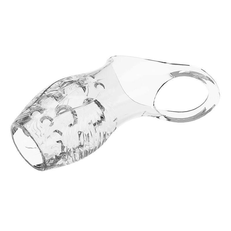 PRETTY LOVE - GERALDINE THICKENING TEXTURED TRANSPARENT FUNDA · Inele & Mansoane Penis (imaginea 4)