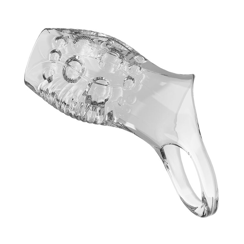 PRETTY LOVE - GERALDINE THICKENING TEXTURED TRANSPARENT FUNDA · Inele & Mansoane Penis (imaginea 7)