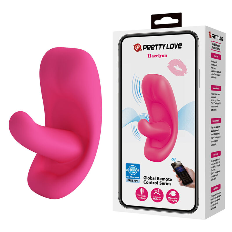 Pretty Love-Hazelynn Vibrator cu Aplicație 12 Funcții Roz 408 Pretty Love-Hazelynn Vibrator cu Aplicație 12 Funcții Roz