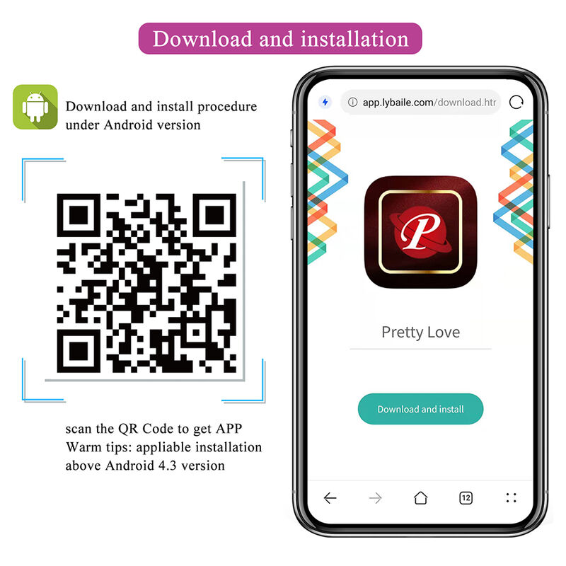 PRETTY LOVE - HAZELYNN 12 FUNCTION APP CONTROL MASSAGER PINK · Vibratoare (imaginea 9)