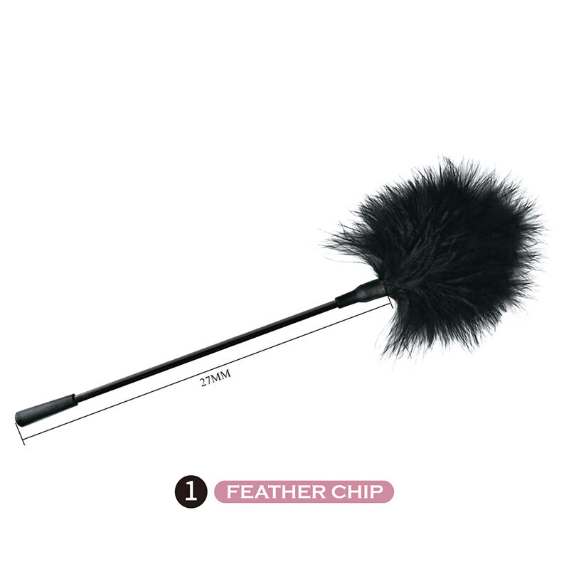 PRETTY LOVE - 8 PIECE BDSM KIT BLACK · Accesorii BDSM (imaginea 9)