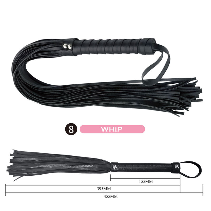PRETTY LOVE - 8 PIECE BDSM KIT BLACK · Accesorii BDSM (imaginea 4)