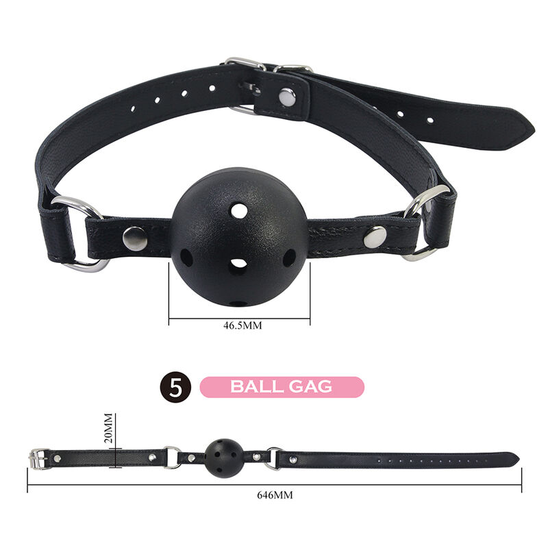 PRETTY LOVE - 8 PIECE BDSM KIT BLACK · Accesorii BDSM (imaginea 5)