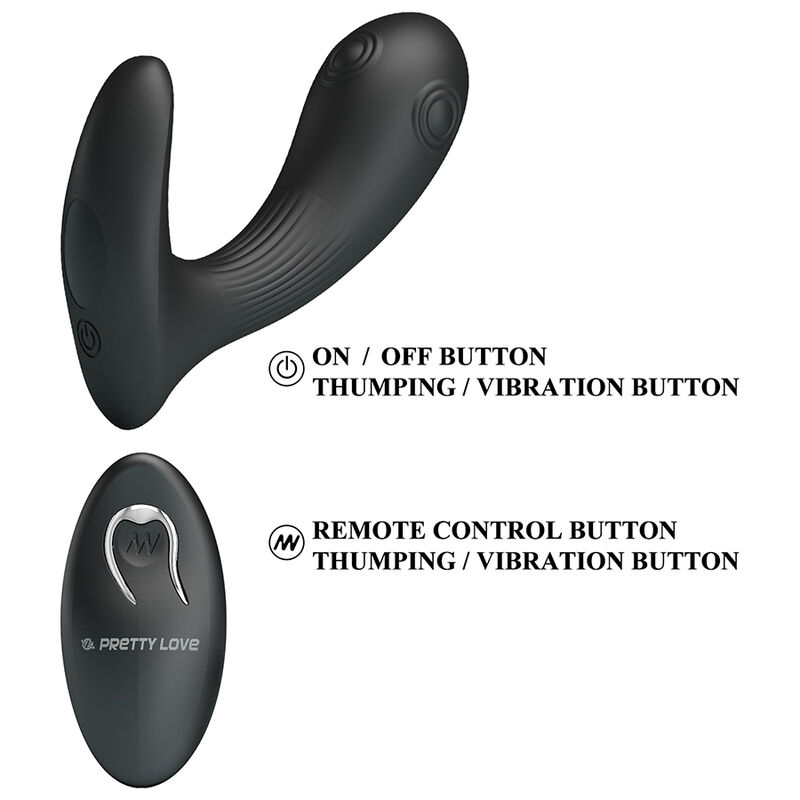 Pretty Love-Mirabelle Vibrator Prostată cu Telecomandă 6 PRETTY LOVE - MIRABELLE PROSTATE VIBRATOR WITH REMOTE CONTROL · Jucarii Anale (imaginea 6)