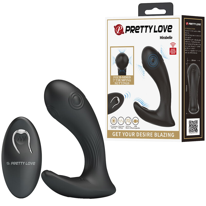 Pretty Love-Mirabelle Vibrator Prostată cu Telecomandă 9 PRETTY LOVE - MIRABELLE PROSTATE VIBRATOR WITH REMOTE CONTROL · Jucarii Anale (imaginea 9)