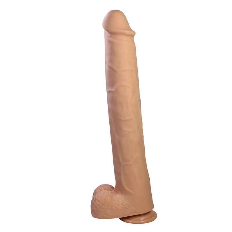 PRETTY LOVE - PAT FLEXIBLE REALISTIC DILDO WITH SUCTION CUP FLESH 40 CM -Ø- 6 CM · Dildo & Stimulatoare (imaginea 7)
