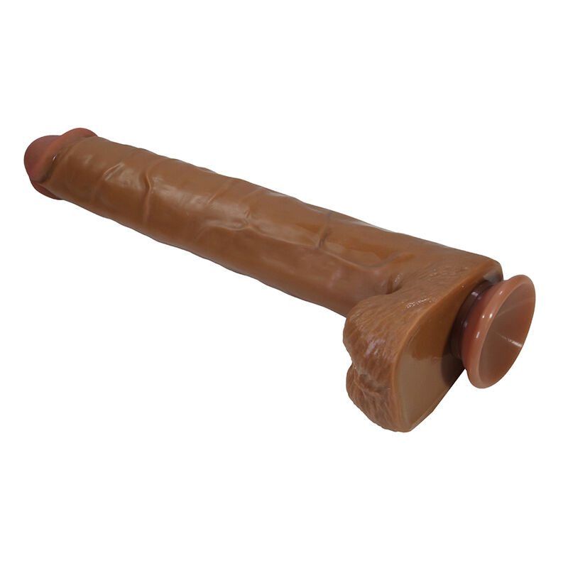 Pretty Love-Pat Dildo Realist Flexibil 40 cm Maro 7 PRETTY LOVE - PAT REALISTIC FLEXIBLE DILDO WITH SUCTION CUP 40 CM -Ø- 6 CM BROWN · Dildo & Stimulatoare (imaginea 7)
