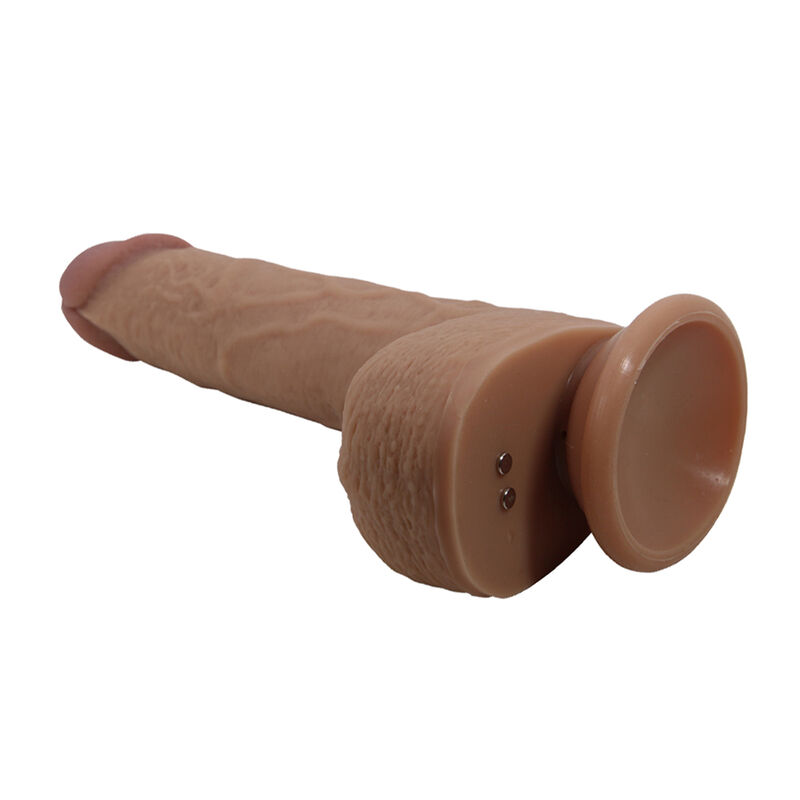 PRETTY LOVE - TOMMY REALISTIC THRUSTING VIBRATOR WITH REMOTE CONTROL DARK BROWN · Vibratoare (imaginea 3)