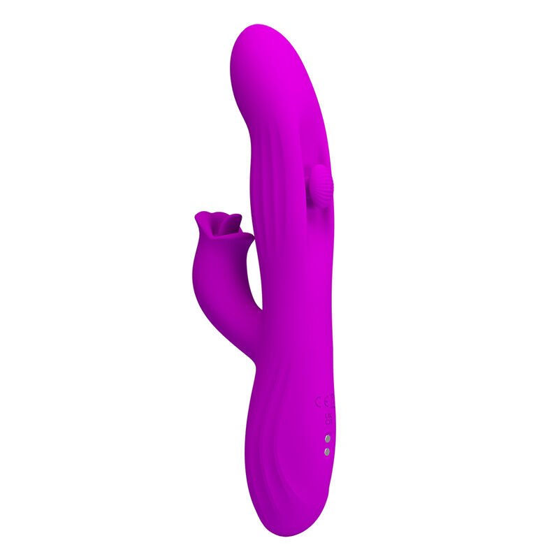 Pretty Love-Yalanda Vibrator Rabbit Oscilant cu LED Mov 2 PRETTY LOVE - YALANDA RABBIT OSCILLATING VIBRATOR WITH LED DISPLAY PURPLE · Vibratoare (imaginea 2)