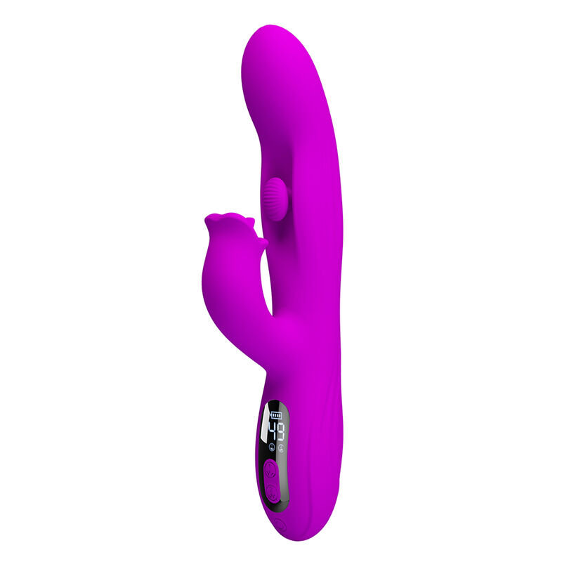 Pretty Love-Yalanda Vibrator Rabbit Oscilant cu LED Mov 10 PRETTY LOVE - YALANDA RABBIT OSCILLATING VIBRATOR WITH LED DISPLAY PURPLE · Vibratoare (imaginea 10)
